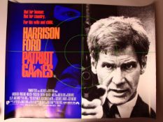 Twenty-two rolled original British Quad film posters including 