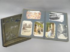 A complete album of approximately 100 vintage postcards, mainly topographical including Bristol,