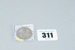 A George II silver shilling 1750