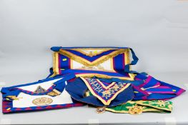 A large parcel of high ranking Masonic regalia
