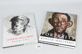 'Portraits' by Sir Kyffin Williams with dustcover and 'Drawings' by Sir Kyffin Williams with