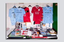 A comprehensive, one owner collection of present day football memorabilia mainly Manchester United/