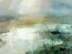 WILLIAM SELWYN watercolour - ‘Autumn Morning Light, Foryd Bay, Caernarfon’, signed and with