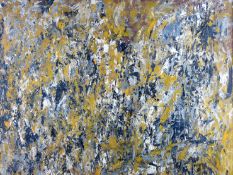 ARTHUR GIARDELLI oil on canvas - abstract, signed with initials bottom left, 23.5 x 28.5 ins (60 x