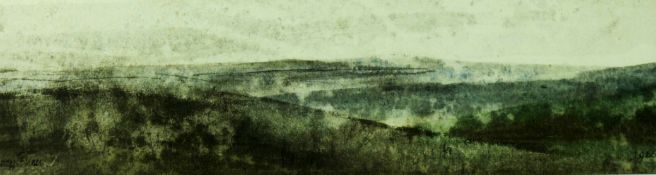 JOHN KNAPP FISHER watercolour - early landscape, signed and dated 1966 and with original artist’s