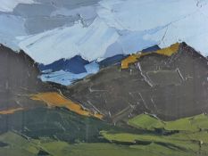 SIR KYFFIN WILLIAMS RA limited edition (88/250) print - ‘A View of Snowdonia’, signed in full, 21