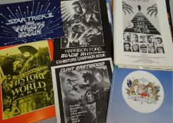 A large quantity of theatre programmes, lobby cards, exhibitors campaign books including