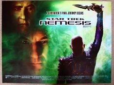 Four rolled condition Quads and one rolled one sheet film poster for Star Trek Nemesis (double-