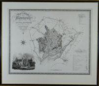 C & H Greenwood 'Map of the County of Monmouth 1831', 21.5 x 27 ins (55 x 69 cms)