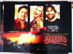 Six Rolled British Quads and a rolled one sheet film poster for 