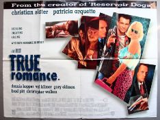 Twenty folded Quads including True Romance by Quentin Tarantino Original First Release British
