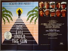 Twenty folded Quads including Agatha Christie's Evil Under The Sun Original First Release British