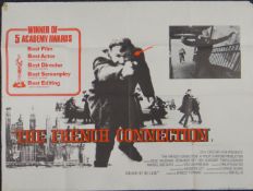 A parcel of UK quad film-posters including 'Carnal Knowledge', 'Shaft', 'French Connection' and '