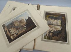 A volume of 'Stodart's Picturesque Views in Scotland' with thirty-three coloured plates