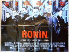 Ronin Original First Release British Quad film poster (30 x 40 inch) Various conditions - majority