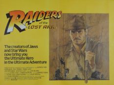 Four action film UK quads including 'Raiders of the Lost Ark', 'Escape from Alcatraz', 'Hooper'