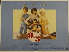 A parcel of thirty mixed UK quad film posters, various genres together with a 'standee' for Robin