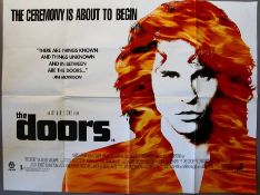 Seventeen Music themed British Quad film posters including The Doors, David Bowie in Absolute