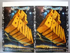 Thirty British Quad film posters including Monty Python's 