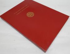 A cased volume of National Atlas of Wales, edited by Emeritus Professor H. Carter, foreword by His