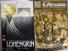 Two Rolled Original double-crown (20 x 40 inch) Royal Opera House Covent Garden posters 