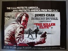 Ten War themed folded British Quad film posters including The Killer Elite (X), The Boat, Escape