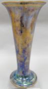 A circular-based Wedgwood dragon lustre tapered vase with flared neck by Daisy Makeig-Jones, No.