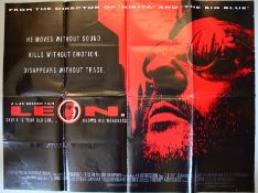 Fifty plus British Quad film posters including Leon, The Krays, Crimson Tide, Dick Tracy, Scent of a