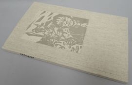 A volume of 'Pryderi', designed and illustrated by Sir Kyffin Williams and published by Gregynog