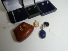 A pair of 18ct yellow gold knot earrings (with original John Lewis purchase receipt - £295);