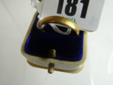 A 22ct yellow gold wedding-band, 5.5gms