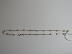 A cultured-pearl necklet (accompanied by Boodle & Dunthorne receipt for 1969 - £43.10)