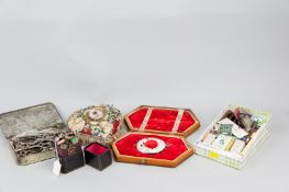 A lady's companion set in a fitted book shape holder marked 'Rodgers & Sons, Cutlers to Their