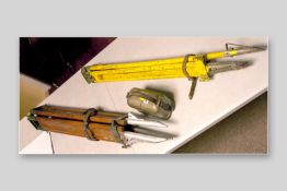 A Wild, Switzerland no. 10 theodolite, 79876, in original case with stand and a vintage T3 wooden