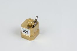 A brass blood letting Scarificator by S Maw of London
