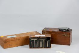 A collection of six hundred plus Magic Lantern slides, various subjects to include topographical,