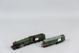 A Hornby Dublo three rail EDLT20 Bristol Castle and an L30 Bo Bo diesel electric locomotive