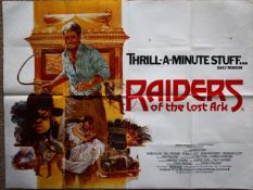 A Large Quantity of Thirty British Quads including 'Raiders of the Lost Ark ', Sleeping with the
