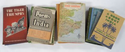 A selection of old books, some of an obscure subject, including 'Alletson's Innings - the most