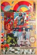 SIR EDUARDO PAOLOZZI 'rejected version' coloured print by HAAS, Germany, artist's proof -