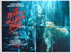 Horror Genre British Quad collection of twenty eight including 