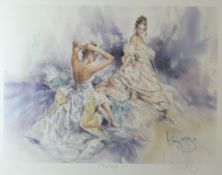 A parcel of three signed prints by GORDON KING and JOY KIRTON SMITH - mounted but not framed