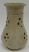 An antiquities pottery spotted vase, possibly Sung period, of baluster-form, possibly Fuji-an,