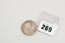A 1689 silver half crown