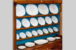 A set of Asiatic Pheasant dresser plates as displayed on the previous Lot, six platters, seven large