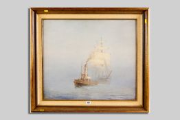 SAMUEL JOHN MILTON BROWN (Sam Brown) large print - triplemaster being attended by a tug