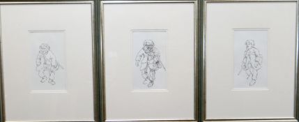 SIR KYFFIN WILLIAMS RA pen and ink drawings - the artist gifted these drawings to his friend,