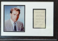 RICHARD BURTON autograph and photograph - handwritten signature on Swansea Cricket and Football Club