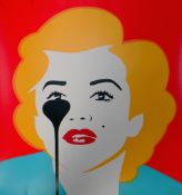 PURE EVIL limited edition (100) four layer screen-print - iconic image 'The Last Marilyn (Golden