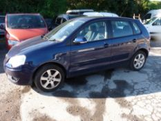 VW Polo 1.2 car, manual, petrol, twelve months MOT, mileage approximately 34,000, registration